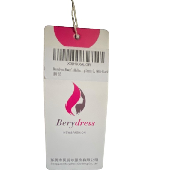 NWT Berydress Halter Mermaid Dress L - Picture 13 of 15